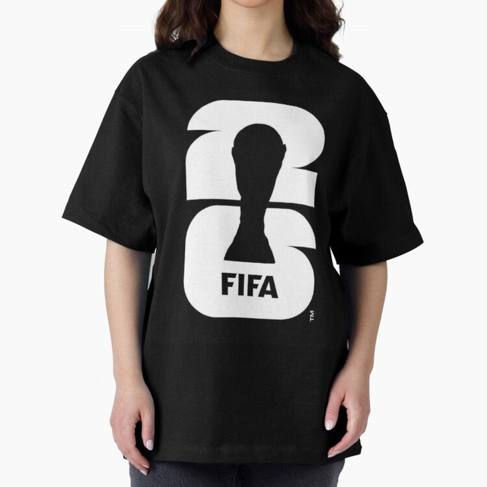 World Cup 2026 Soccer Celebration: United Football Fan Art Oversized T-Shirt Bring Match Day Fire to Match Day Hype around FIFA World Cup 2026 USA Canada Mexico, CR7 and Messi, Spain, Global Supporter Spirit, Legendary Goals, National Colors and