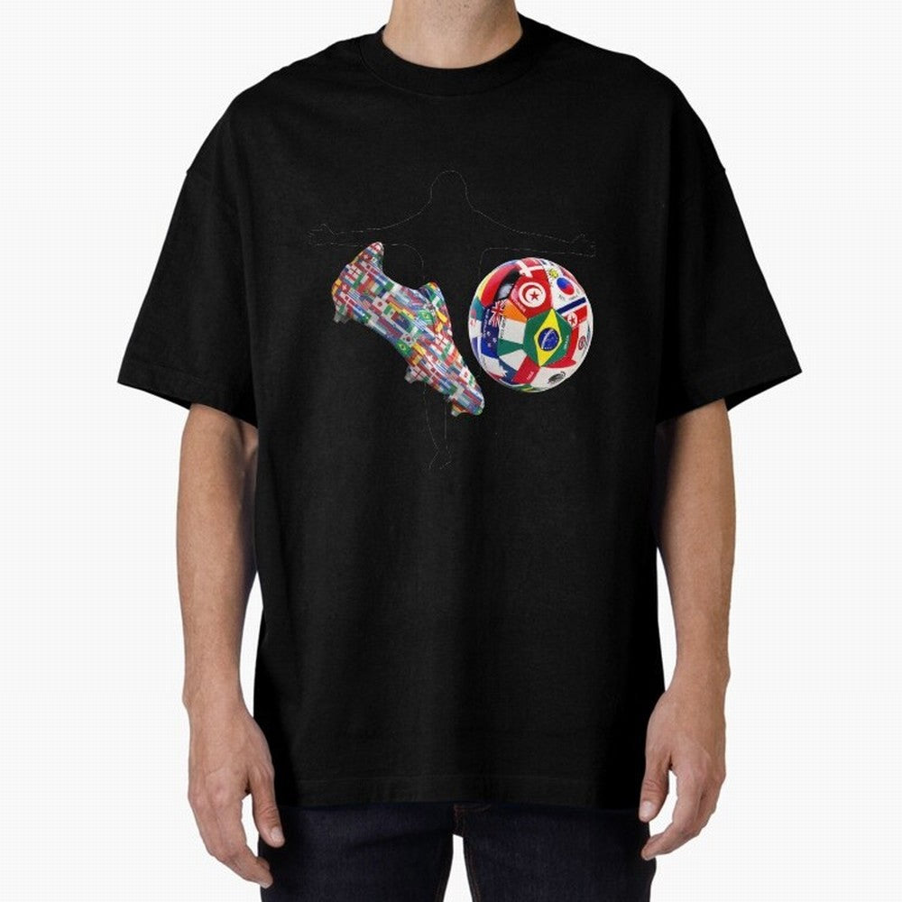 world cup Oversized T-Shirt Make Every Match About FIFA World Cup 2026 Group Stage Spirit, Capturing Netherlands, Messi, Neymar and Mbappe, Tournament Hype, Historic Matchups, Family Viewing Parties and Global Sports Pride; Perfect for Supporters