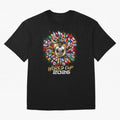 World Cup 2026 Flag Fusion Football T-Shirt Oversized T-Shirt Bring Bold Fan Energy to FIFA World Cup 2026 Group Stage for Fans of Neymar, Haaland and Cristiano Ronaldo and Portugal, Bringing Game Day Rituals, Football Legends, Country Pride and