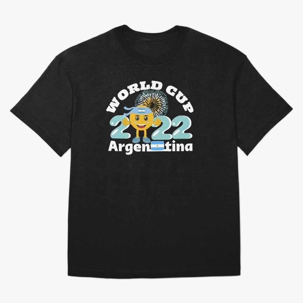 Football World Cup 2022 Winner. Argentina 2022. Oversized T-Shirt Embrace FIFA World Cup 2026 USA Canada Mexico for Fans of Haaland and England and Germany, Bringing Match Day Excitement, Supporter Culture, Golden Goals and Global Football Passion;