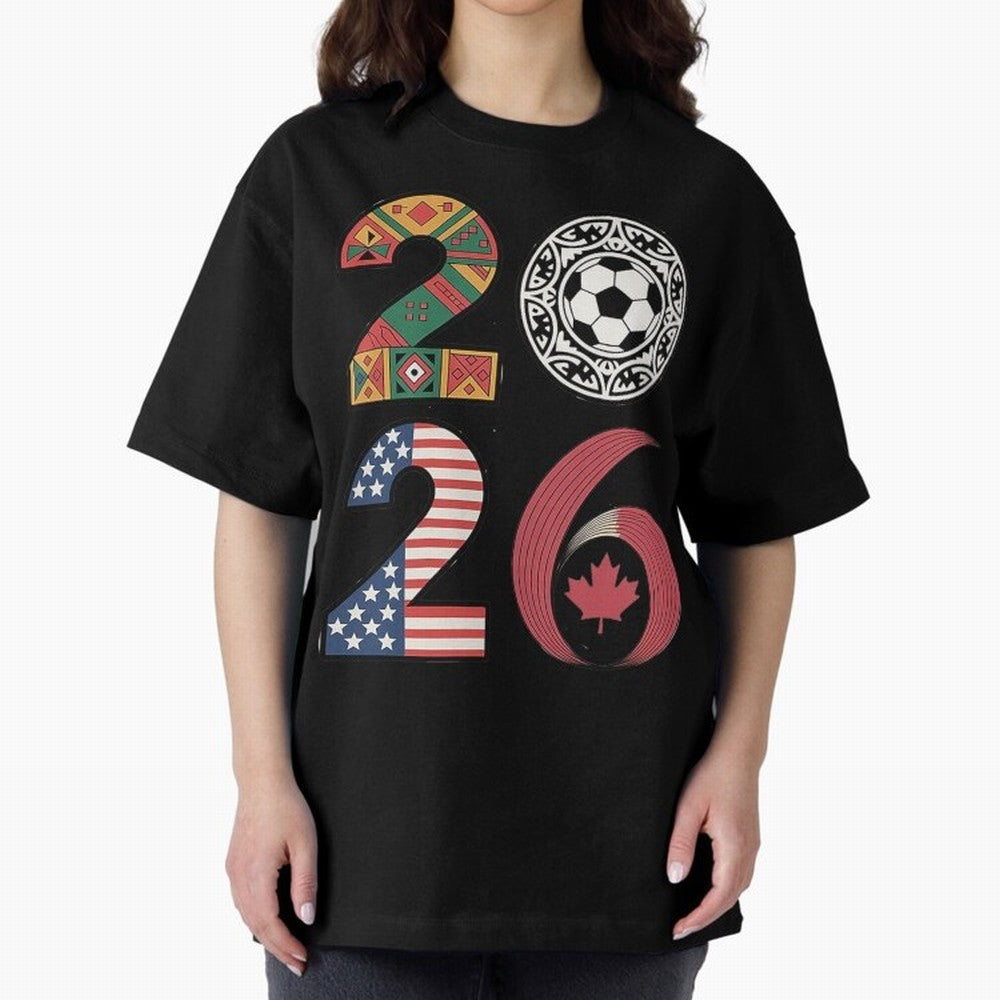 2026 Football Countries Oversized T-Shirt Bring a Champion Mindset to FIFA World Cup 2026 Group Stage Spirit, Capturing Spain, Cristiano Ronaldo, Haaland and CR7, Champion Mindset, Group Stage Buzz, Knockout Tension and Passionate Fan Culture;