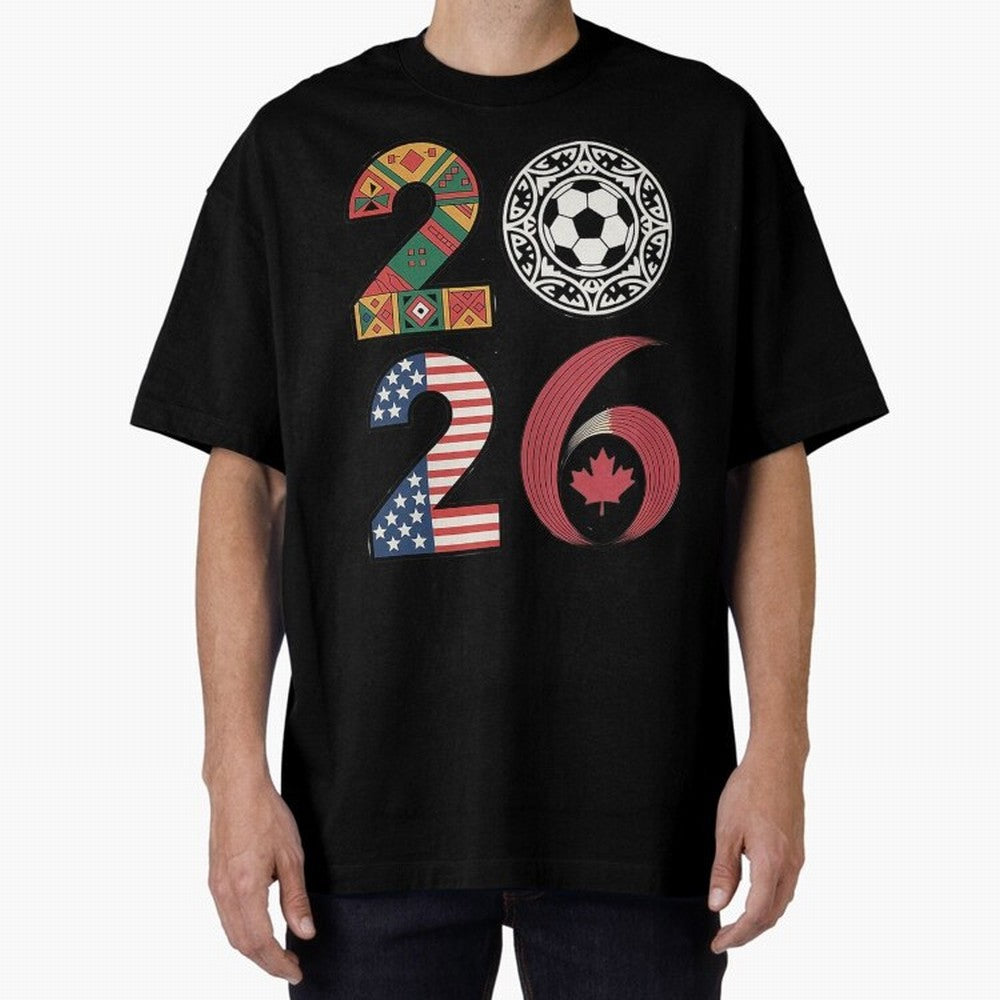2026 Football Countries Oversized T-Shirt Bring a Champion Mindset to FIFA World Cup 2026 Group Stage Spirit, Capturing Spain, Cristiano Ronaldo, Haaland and CR7, Champion Mindset, Group Stage Buzz, Knockout Tension and Passionate Fan Culture;