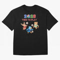 Soccer Mascots 2026 USA Mexico Canada Time To Play Oversized T-Shirt Show Your Tournament Heart for FIFA World Cup 2026 USA Canada Mexico Highlighting Neymar, Brazil, Portugal and Argentina Energy, Stadium Memories, Football Loyalty, International