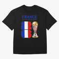 World Cup 2026, IMG 030, FRANCE 001 Oversized T-Shirt Follow Every Goal of FIFA World Cup 2026 Group Stage for Fans of Neymar and Brazil, Portugal and Argentina, Bringing Championship Spirit, Famous Goals, Roaring Crowds and International Football