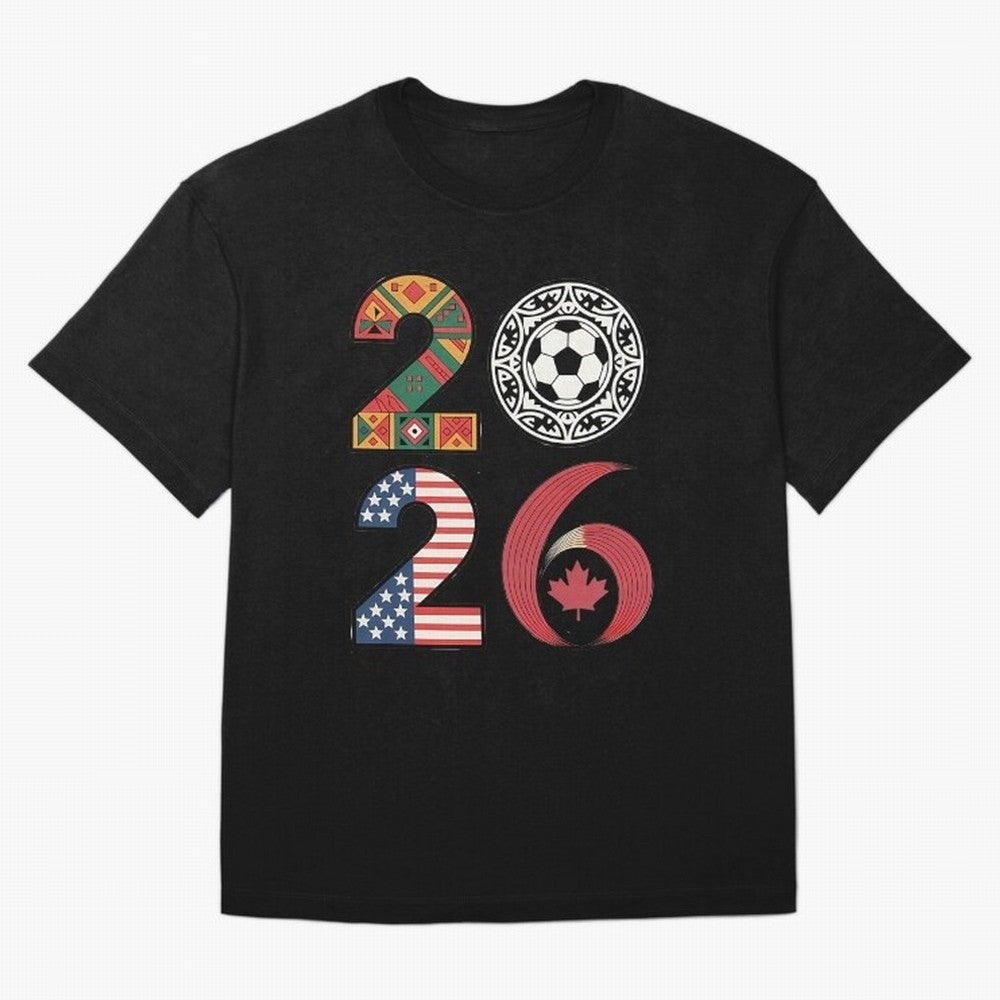 2026 Football Countries Design Usa Canada Mexico Inspired Oversized T-Shirt Celebrate Unforgettable Nights in FIFA World Cup 2026 for Fans of Haaland and Mbappe and Spain, Bringing Soccer Culture, Superstar Moments, National Team Dreams and
