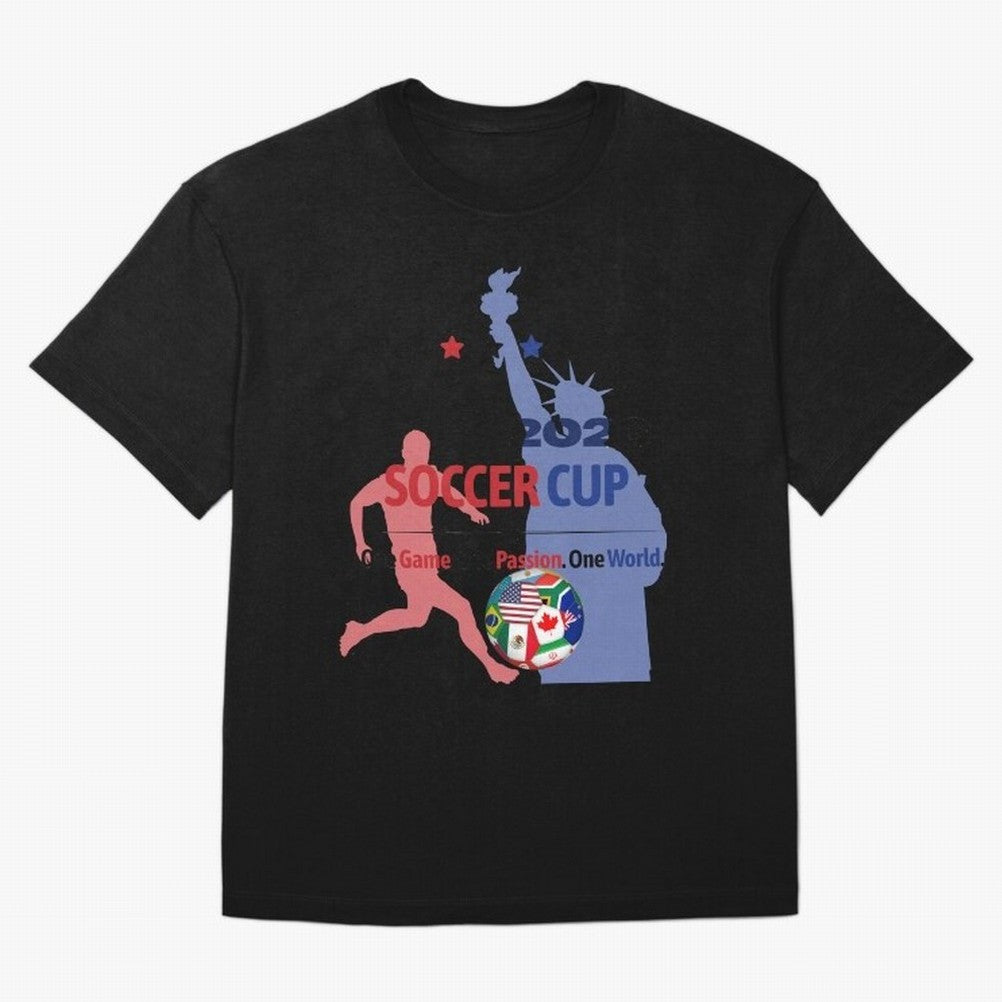 2026 Soccer Cup One Game One Passion One World Sports Fan Design Oversized T-Shirt Build FIFA World Cup 2026 Group Stage Centered on Cristiano Ronaldo, England and Germany Energy, Game Day Rituals, Football Legends, Country Pride and the Road to