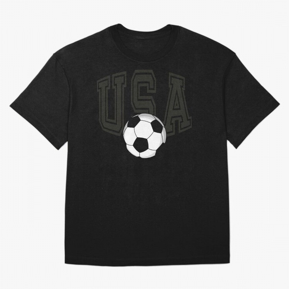 USA soccer ball American world cup 2026 fan Oversized T-Shirt Make Every Match About Match Day Hype around FIFA World Cup 2026, Neymar, Haaland and Cristiano Ronaldo, Portugal, Spain and Germany, Championship Spirit, Famous Goals, Roaring Crowds