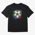 Football soccer Oversized T-Shirt Celebrate Rivalries and Pride in Global Football Passion for FIFA World Cup 2026, Inspired by Haaland and Mbappe, England, France and Netherlands, Champion Mindset, Group Stage Buzz, Knockout Tension and Passionate