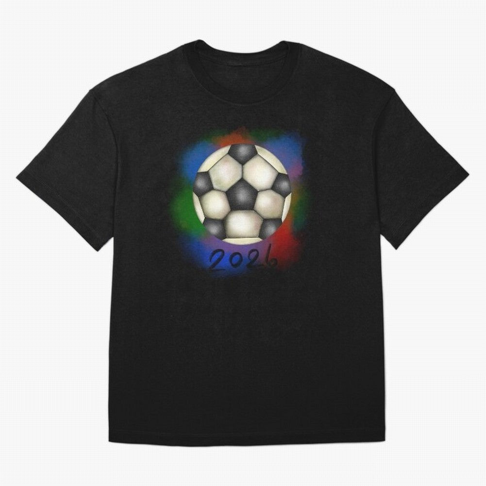 Football soccer Oversized T-Shirt Celebrate Rivalries and Pride in Global Football Passion for FIFA World Cup 2026, Inspired by Haaland and Mbappe, England, France and Netherlands, Champion Mindset, Group Stage Buzz, Knockout Tension and Passionate