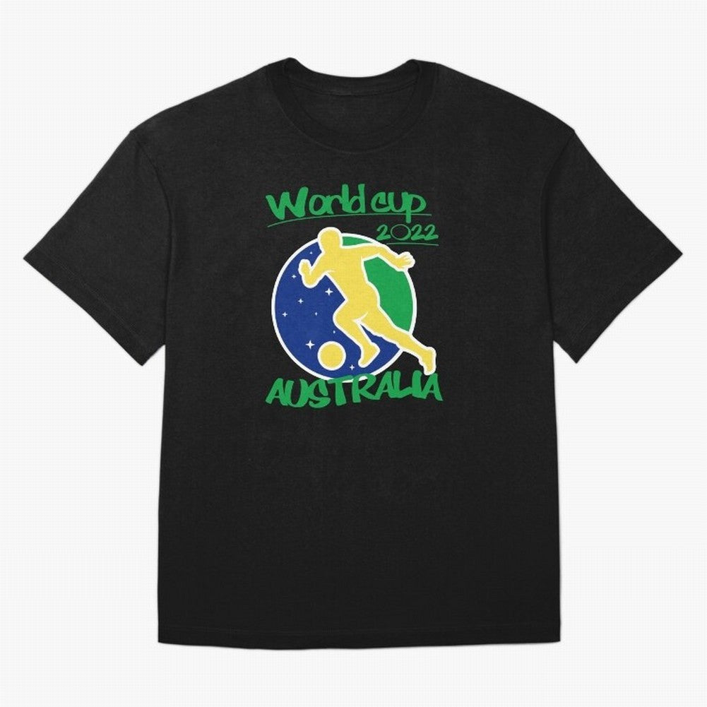 Australia World Cup 2022 Oversized T-Shirt Bring Trophy Dreams to FIFA World Cup 2026 Filled with Neymar, Haaland and Cristiano Ronaldo, Spain Energy, Tournament Hype, Historic Matchups, Family Viewing Parties and Global Sports Pride; Built for