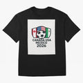 World Cup Soccer 2026 Canada USA Mexico Design Oversized T-Shirt Cheer for FIFA World Cup 2026 Group Stage Spirit, with England, Cristiano Ronaldo, Stadium Memories, Football Loyalty, International Chants and Championship Tradition; Great for Watch