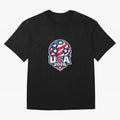 Usa 2026 World Cup - Star Spangled Soccer - American Host Fan Oversized T-Shirt Make Memories around FIFA World Cup 2026 USA Canada Mexico for Fans of CR7 and Messi and Argentina and Brazil, Bringing Football History, Final Match Energy, Crowd