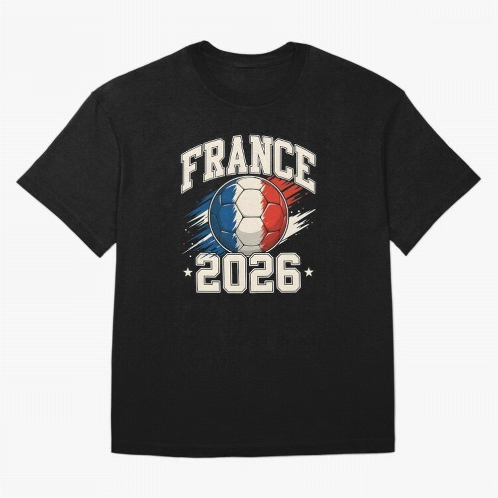 France 2026 World Cup for Football Fans and Teams Oversized T-Shirt Honor the Football Icons of Match Day Hype around FIFA World Cup 2026 Group Stage, Mbappe and Neymar, Brazil, Portugal and Argentina, Goal Celebration Energy, Supporter Heritage,