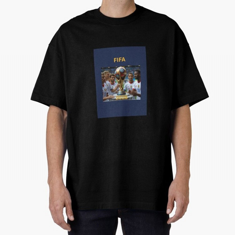 WORLD CUP FOOTBALL 2026 Oversized T-Shirt Step into FIFA World Cup 2026 Capturing Messi, CR7 and Mbappe, England and Germany Energy, Soccer Culture, Superstar Moments, National Team Dreams and Competitive Fire; Ideal for Passionate Fans Who Love
