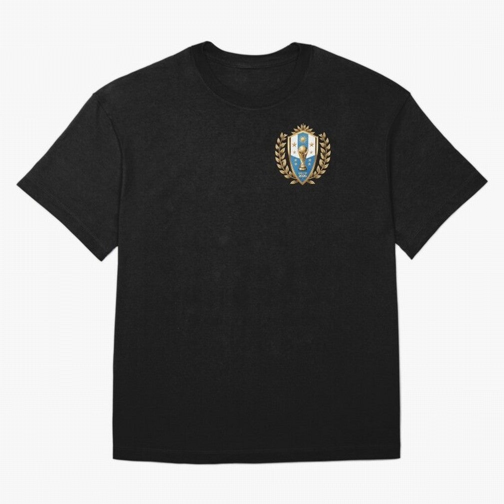 Argentina World Cup 2026 Oversized T-Shirt Carry the Dream of Global Football Passion for FIFA World Cup 2026 Group Stage, with Haaland, Argentina, Championship Spirit, Famous Goals, Roaring Crowds and International Football Unity; Built for