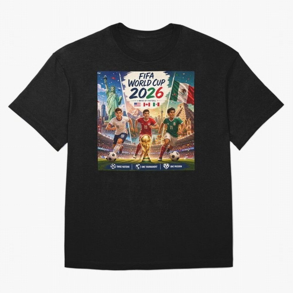 United by Football 2026 #football 2026 Oversized T-Shirt Turn Up for Match Day Hype around FIFA World Cup 2026, Messi, Argentina, France and Brazil, Stadium Memories, Football Loyalty, International Chants and Championship Tradition; Great for