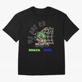 World Cup 26 - Brazil Oversized T-Shirt Join Supporters Worldwide for Match Day Hype around FIFA World Cup 2026, Neymar, Argentina and Brazil, Football Festival Excitement, Trophy Ambitions, Country Rivalries and Star Player Buzz; Ideal for
