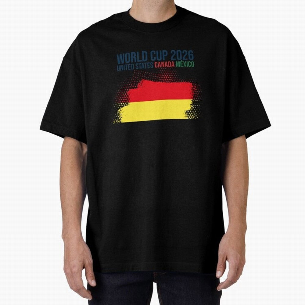 BELGIUM WORLD CUP 2026 Oversized T-Shirt Celebrate Unforgettable Nights in FIFA World Cup 2026 Group Stage Spirit, Highlighting England and Germany, Mbappe and Neymar, Retro Football Energy, Iconic Rivalries, Trophy Chase Drama and Stadium
