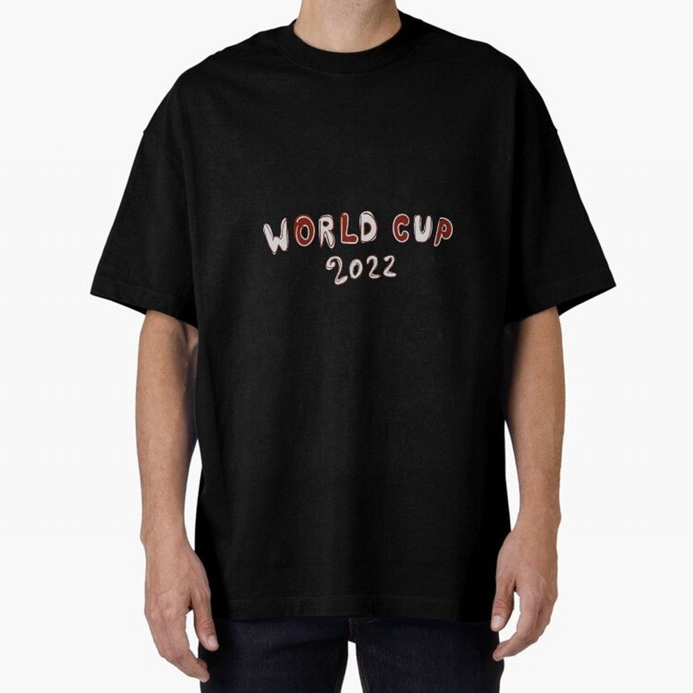 2022 World Cup funny shirt Qatar World Cup Soccer 2022 Oversized T-Shirt Show Your Stadium Side during Match Day Hype around FIFA World Cup 2026, Mbappe, Brazil, Portugal and Argentina, Football Passion, Legendary Performances, Festival Vibes and