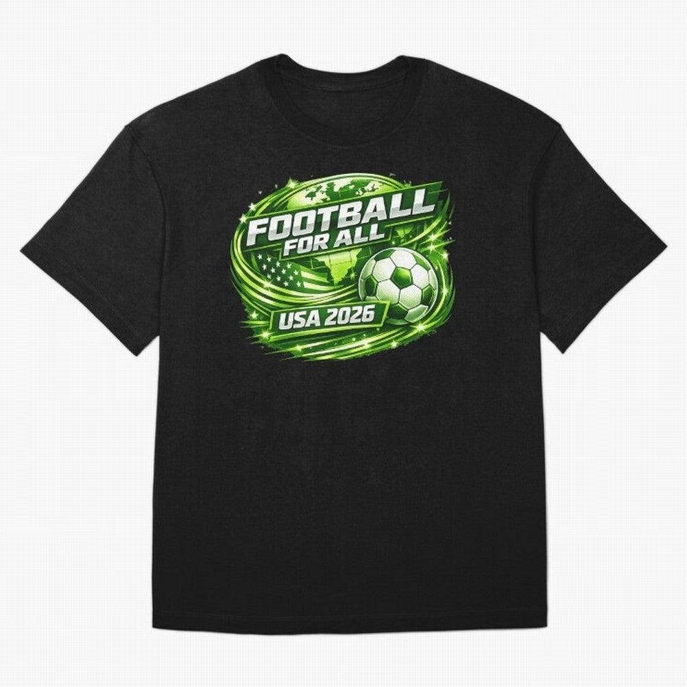 World Cup 2026 Oversized T-Shirt Live the Energy of FIFA World Cup 2026 Inspired by Neymar, Portugal, Spain and Germany Energy, Worldwide Fan Energy, Dramatic Goals, Stadium Lights and Championship Celebrations; Made for Collectors Who Enjoy Iconic