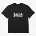 North American Soccer Spirit Team 2026 T-Shirt_82770209 Oversized T-Shirt Celebrate the Stars of FIFA World Cup 2026 USA Canada Mexico for Fans of Cristiano Ronaldo, Haaland and CR7 and England, France and Netherlands, Bringing Match Day
