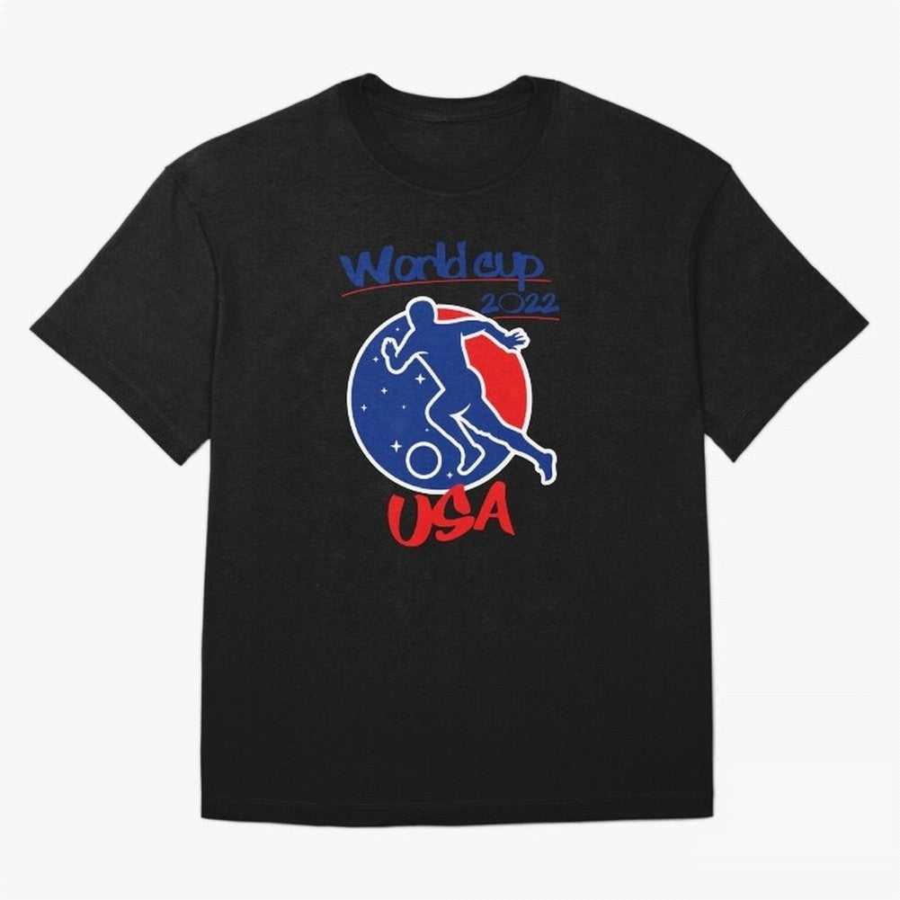 USA World Cup 2022 Oversized T-Shirt Feel the Trophy Chase of Match Day Hype around FIFA World Cup 2026 Group Stage, Haaland, France, Football History, Final Match Energy, Crowd Noise and Once in a Lifetime Moments; Great for Watch Parties, Sports