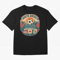 USA Canada Mexico Soccer Cup Oversized T-Shirt Show Your Love for FIFA World Cup 2026 Built around Mbappe and Neymar, France and Portugal Energy, Football History, Final Match Energy, Crowd Noise and Once in a Lifetime Moments; Perfect for