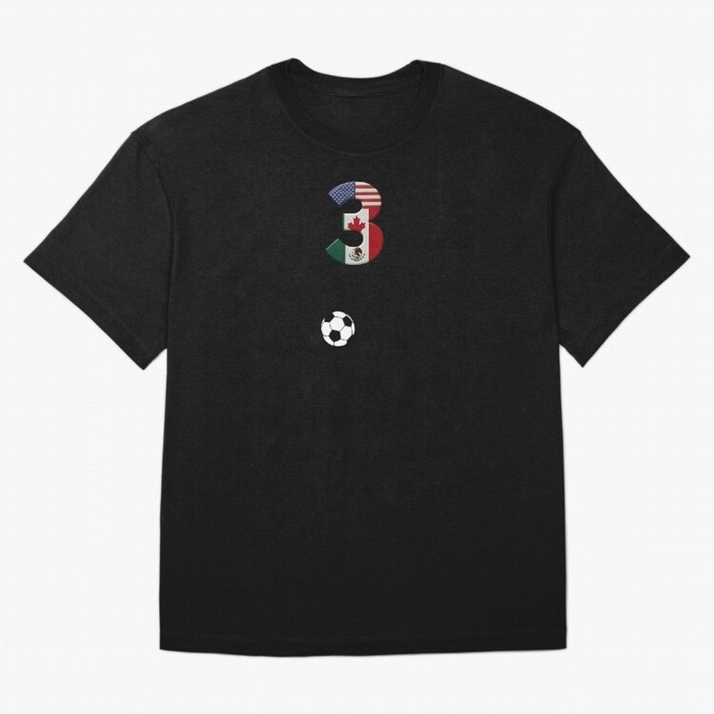 World Cup 2026 Host Nations Oversized T-Shirt Carry the Dream of FIFA World Cup 2026 Group Stage for Fans of Messi and France, Bringing Football History, Final Match Energy, Crowd Noise and Once in a Lifetime Moments; Built for Supporters Chasing