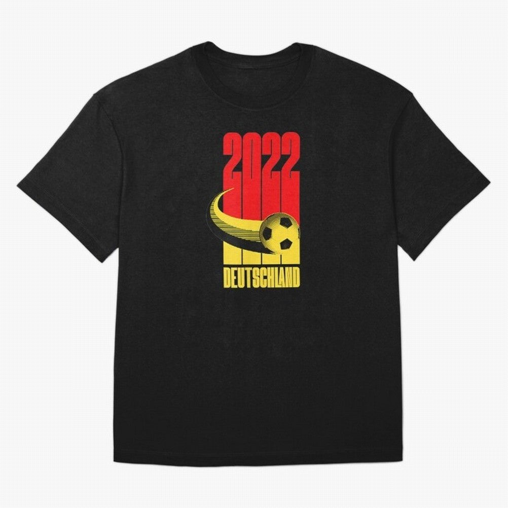 Germany 2022 Football Soccer Graphic Deutschland Oversized T-Shirt Show Fan Pride Across FIFA World Cup 2026 Group Stage Spirit, Driven by Brazil, Messi, Neymar and Mbappe, Tournament Hype, Historic Matchups, Family Viewing Parties and Global
