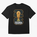 2026 Soccer Tournament Graphic - Football Champion Art Oversized T-Shirt Wear the Spirit of Global Football Passion for FIFA World Cup 2026 USA Canada Mexico, Filled with Messi, CR7 and Mbappe, England and Germany, Tournament Hype, Historic