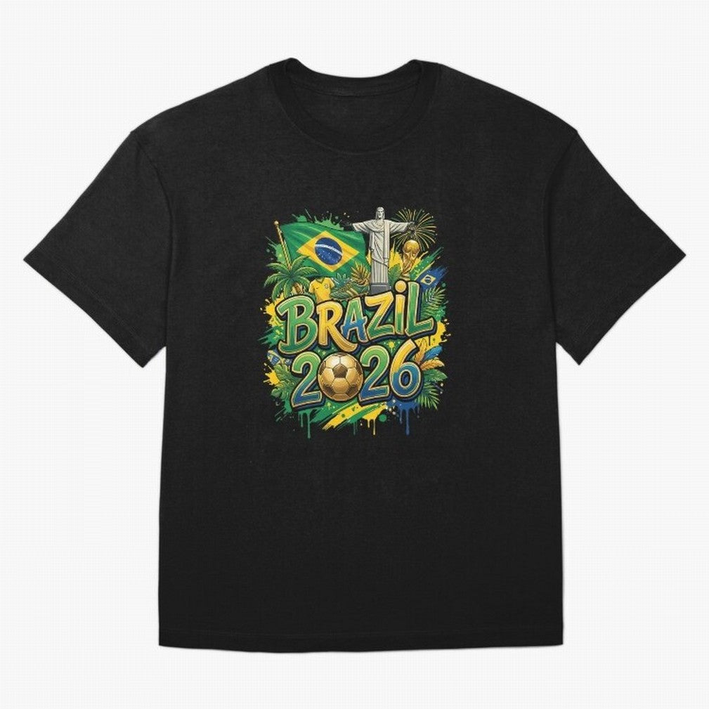 Brazil World Cup 2026 Football Legacy Oversized T-Shirt Celebrate Every Goal in FIFA World Cup 2026 Built around Cristiano Ronaldo, England, France and Netherlands Energy, Fan Favorite Moments, National Team Passion, Big Match Drama and Soccer