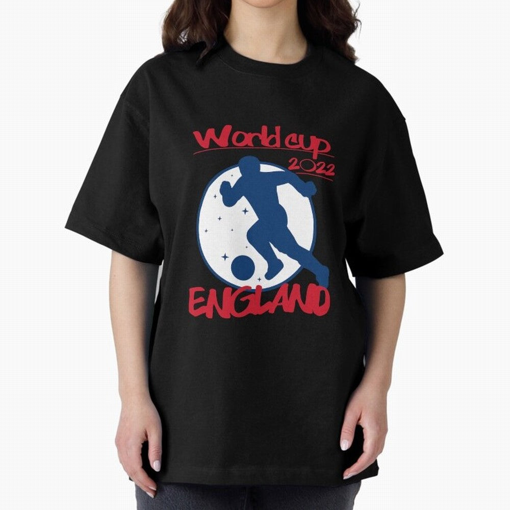 England World Cup 2022 Oversized T-Shirt Turn Football Passion into FIFA World Cup 2026 Group Stage Spirit, Filled with Spain, Messi, Champion Mindset, Group Stage Buzz, Knockout Tension and Passionate Fan Culture; Built for Supporters Chasing