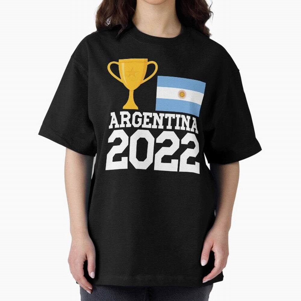 Argentina World Cup Soccer Football 2022, Argentina Soccer Jersey Argentinian Football, Argentina, Argentinian, Qatar World Cup 2022 Oversized T-Shirt Live for the Drama of FIFA World Cup 2026 USA Canada Mexico for Fans of Neymar and England,