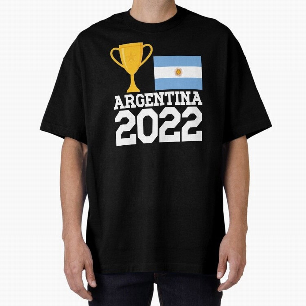 Argentina World Cup Soccer Football 2022, Argentina Soccer Jersey Argentinian Football, Argentina, Argentinian, Qatar World Cup 2022 Oversized T-Shirt Live for the Drama of FIFA World Cup 2026 USA Canada Mexico for Fans of Neymar and England,