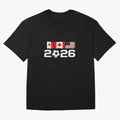 Glitched United 2026 Cup - North America Emblem Part 2 T-Shirt_82924673 Oversized T-Shirt Wear the Spirit of Match Day Hype around FIFA World Cup 2026 Group Stage, Mbappe and Neymar, Argentina, France and Brazil, Match Day Excitement, Supporter