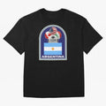 Argentina 2026 Soccer T-shirt Oversized T-Shirt Celebrate Fan Culture around FIFA World Cup 2026 USA Canada Mexico Spirit, Driven by France and Portugal, CR7 and Messi, Tournament Hype, Historic Matchups, Family Viewing Parties and Global Sports