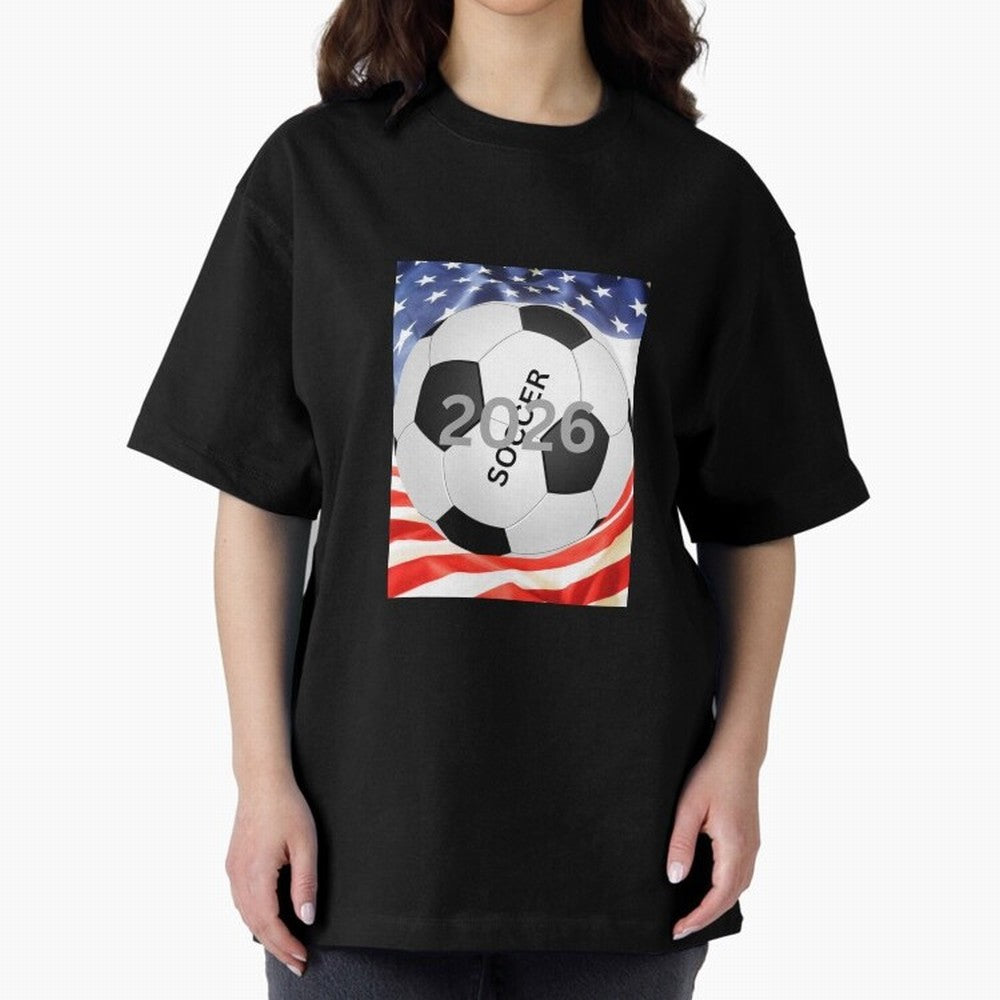THIS IS SOCCER 2026 Oversized T-Shirt Represent the Passion of Match Day Hype around FIFA World Cup 2026 USA Canada Mexico, Messi, Argentina, Tournament Hype, Historic Matchups, Family Viewing Parties and Global Sports Pride; Perfect for Fans,
