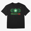 Mexico 26 World Cup Retro Logo. Autographed Oversized T-Shirt Celebrate Football Dreams Across FIFA World Cup 2026 USA Canada Mexico Spirit, Built around Spain, CR7, Stadium Memories, Football Loyalty, International Chants and Championship
