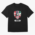 North United America Shield 2026 Cup Oversized T-Shirt Feel the Heartbeat of Match Day Hype around FIFA World Cup 2026, Messi, CR7 and Mbappe, England and Germany, Vintage Soccer Flavor, Modern Football Stars, National Flags and Final Night