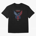 FIFA World Cup 2026 USA Eagle Soccer Logo Oversized T-Shirt Feel the Trophy Chase of Global Football Passion for FIFA World Cup 2026 USA Canada Mexico, Connected to Haaland, England, Fan Favorite Moments, National Team Passion, Big Match Drama and