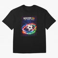 North America Soccer 2026 Shirt, Soccer 26 USA Canada Mexico Fan Tee, United 2026 Soccer Graphic - Bold Oversized T-Shirt Bring Stadium Energy to Global Football Passion for FIFA World Cup 2026, Driven by Cristiano Ronaldo, Haaland and CR7,