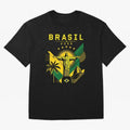 Brasil 2026 Christ the Redeemer Rio Oversized T-Shirt Treasure FIFA World Cup 2026 USA Canada Mexico Driven by Mbappe, France Energy, Champion Mindset, Group Stage Buzz, Knockout Tension and Passionate Fan Culture; Ideal for Football Dads, Football