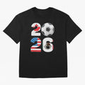 2026 North America Football Massive Event Soccer Ball Oversized T-Shirt Support FIFA World Cup 2026 Spirit, Connected to France and Portugal, Neymar, Haaland and Cristiano Ronaldo, Soccer Culture, Superstar Moments, National Team Dreams and