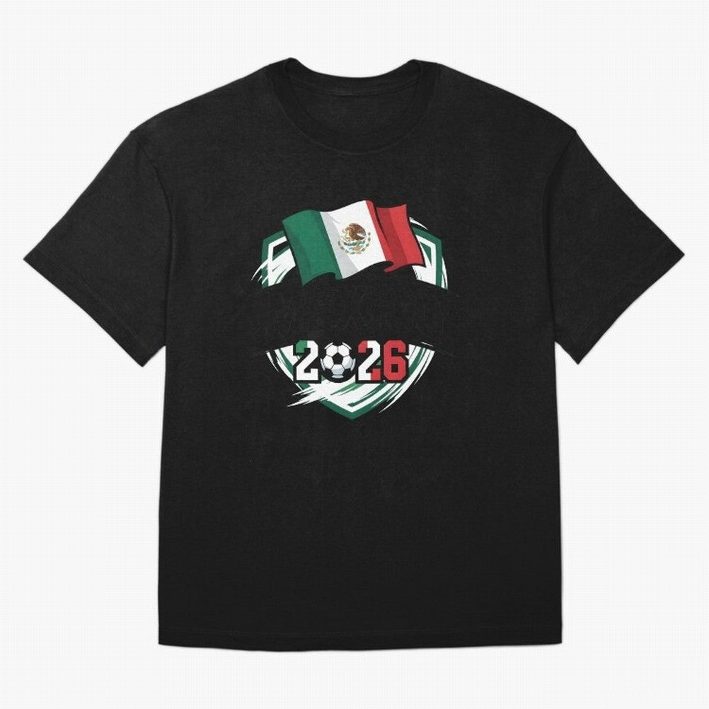 MEXICO World Cup 2026 Gift ¨C MEXICO Football Oversized T-Shirt Follow the FIFA World Cup 2026 USA Canada Mexico Journey through Cristiano Ronaldo, Haaland and CR7 Highlights, Spain and Netherlands Pride, Champion Mindset, Group Stage Buzz,