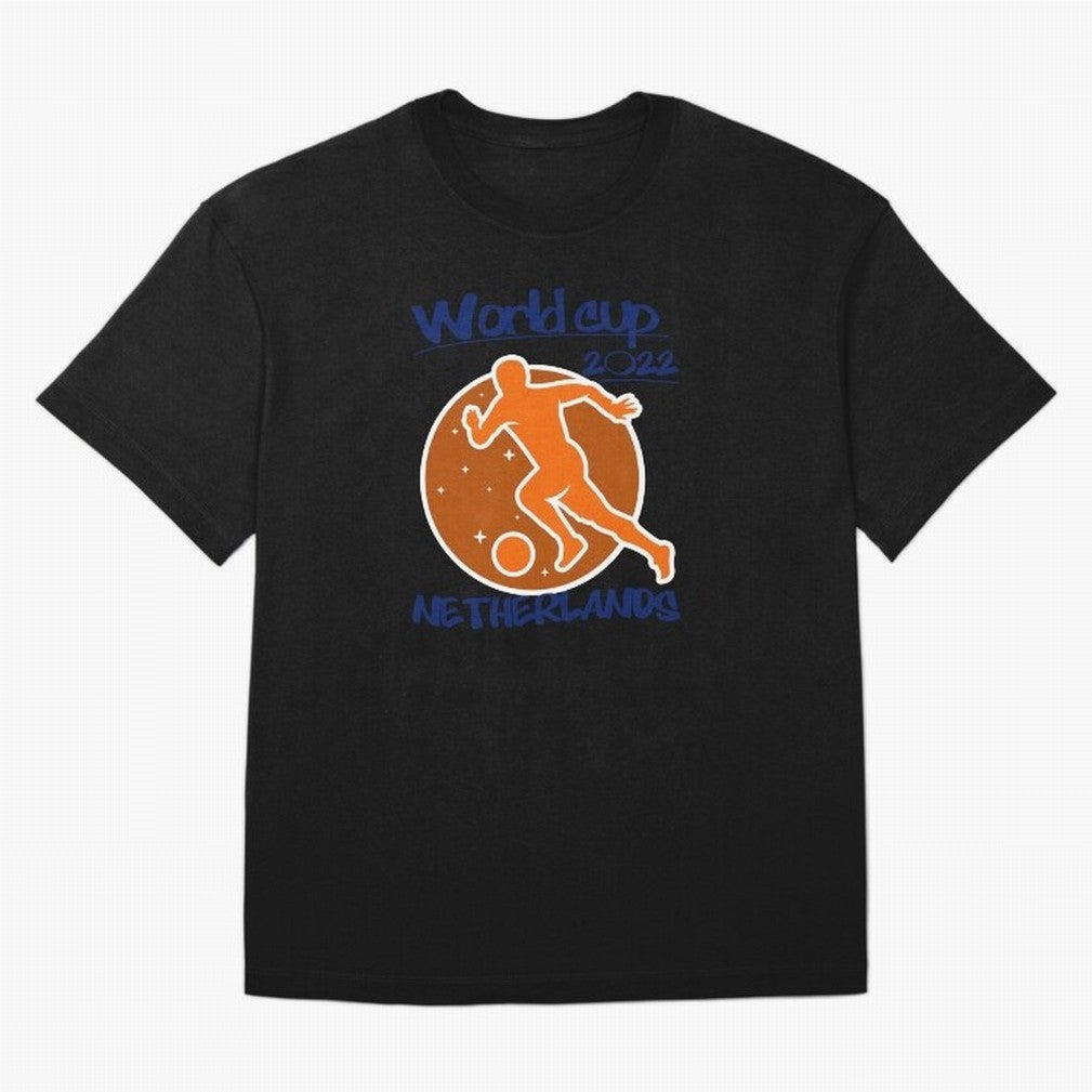 Netherlands World Cup 2022 Oversized T-Shirt Celebrate National Team Dreams in FIFA World Cup 2026 Group Stage Connected to Messi, France and Portugal Energy, Stadium Chants, National Pride, Trophy Dreams and Unforgettable Football Memories; Made
