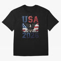 USA 2026 Soccer Eagle - World Cup Football Oversized T-Shirt Enjoy the FIFA World Cup 2026 Group Stage Journey through Cristiano Ronaldo Highlights, Netherlands Pride, Football Festival Excitement, Trophy Ambitions, Country Rivalries and Star