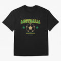 Australia 2026 ¡ª Vintage Soccer Tee Oversized T-Shirt Join Supporters Worldwide for FIFA World Cup 2026 Group Stage with Haaland, Brazil Energy, Goal Celebration Energy, Supporter Heritage, Football Icons and Worldwide Tournament Joy; Ideal for