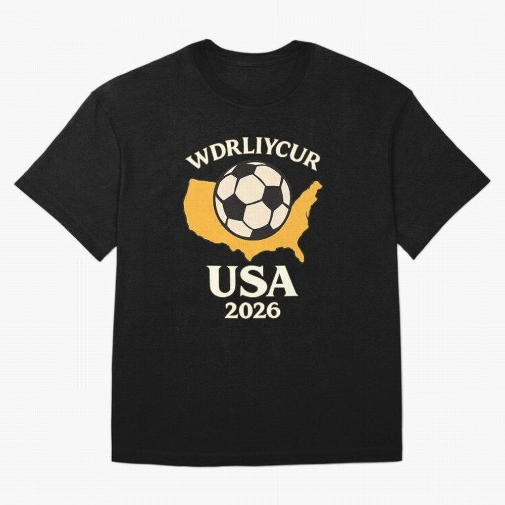 World Cup 2026 USA Soccer Fan T-Shirt Oversized T-Shirt Bring International Match Energy to the FIFA World Cup 2026 Journey through Messi and Cristiano Ronaldo Highlights, France and Portugal Pride, Soccer Culture, Superstar Moments, National Team