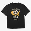 World Cup 2026 USA Soccer Fan T-Shirt Oversized T-Shirt Bring International Match Energy to the FIFA World Cup 2026 Journey through Messi and Cristiano Ronaldo Highlights, France and Portugal Pride, Soccer Culture, Superstar Moments, National Team