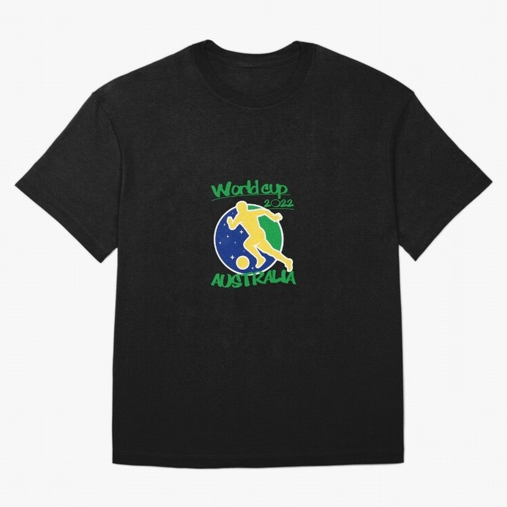 Australia World Cup 2022 Oversized T-Shirt Bring Stadium Energy to Global Football Passion for FIFA World Cup 2026, Featuring Messi, Neymar and Mbappe, Brazil, Classic Soccer Heritage, Championship Pressure, Fan Loyalty and International Pride;